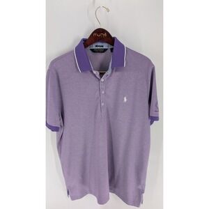 Ralph Lauren Pro Fit Performance Plantation Golf Polo Shirt Lavender Size XL